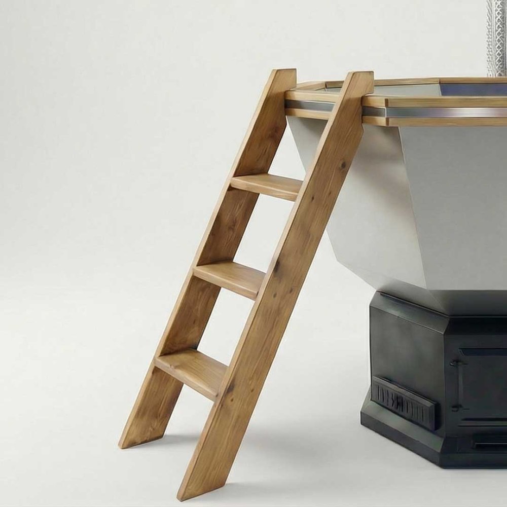 Лестница деревянная